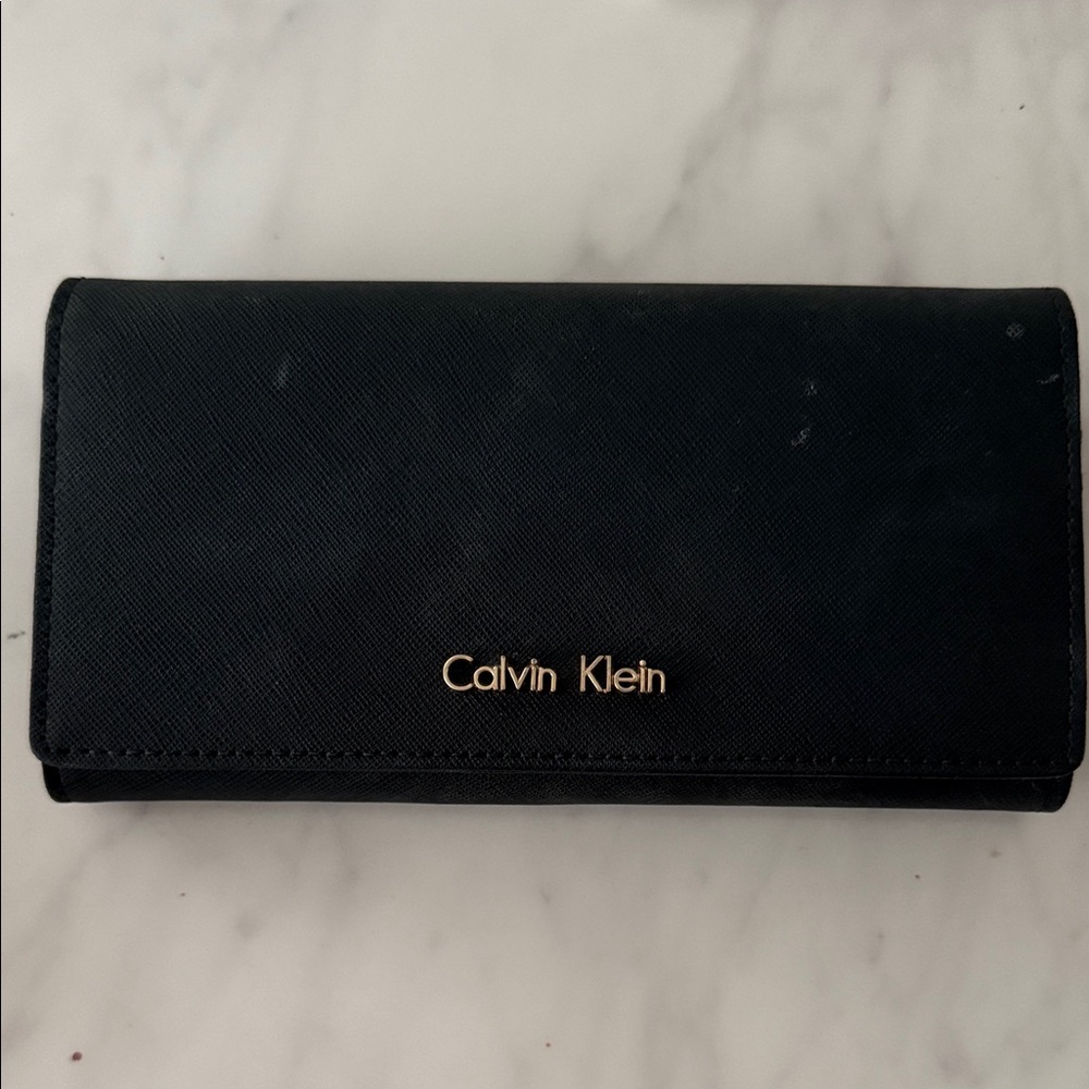 Calvin Klein Black Leather Wallet